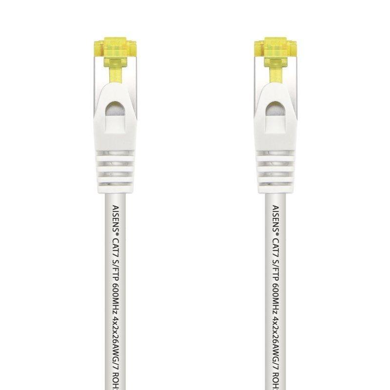 Cable de Red RJ45 SFTP Aisens A146-0489 Cat.7/ 50cm/ Blanco Cable de Red RJ45 SFTP Aisens A146-0489 Cat.7/ 50cm/ Blanco