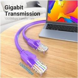 Cabo de Rede RJ45 UTP Vention IBEVF Cat.6 | 1m | Roxo barato