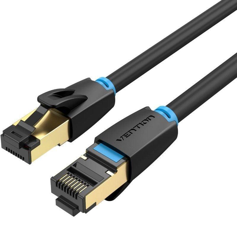 Cable de Red RJ45 SFTP Vention IKABI Cat.8/ 3m/ Negro Cable de Red RJ45 SFTP Vention IKABI Cat.8/ 3m/ Negro