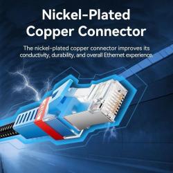 Cabo de Rede RJ45 SFTP Vention IKJBD Cat.8 | Gaming | 50 cm | Preto barato