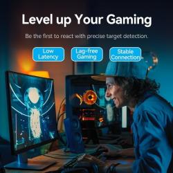 Cabo de Rede RJ45 UTP 26AWG Vention IKKBJ Cat.8 | Gaming | 5m | Preto online