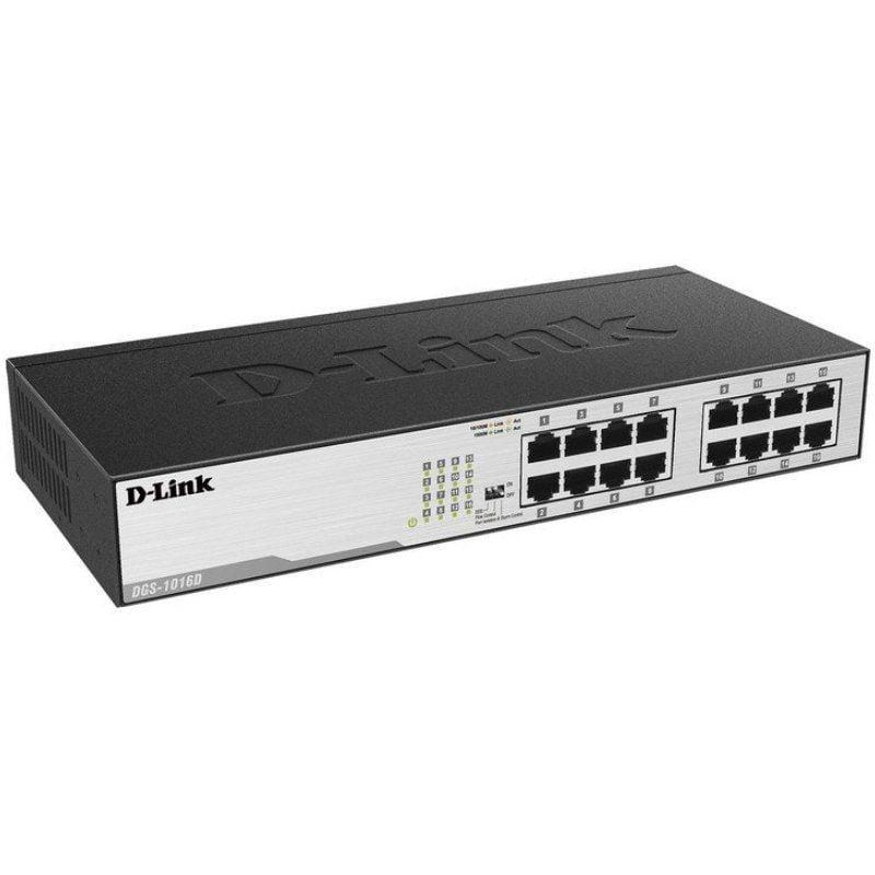 Comprar Switch D-Link DGS-1016D 16 Portas | RJ-45 | 10/100/1000