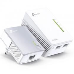 Adaptador Powerline TP-Link WPA4221KIT 600Mbps/ Alcance 300m/ Pack de 2