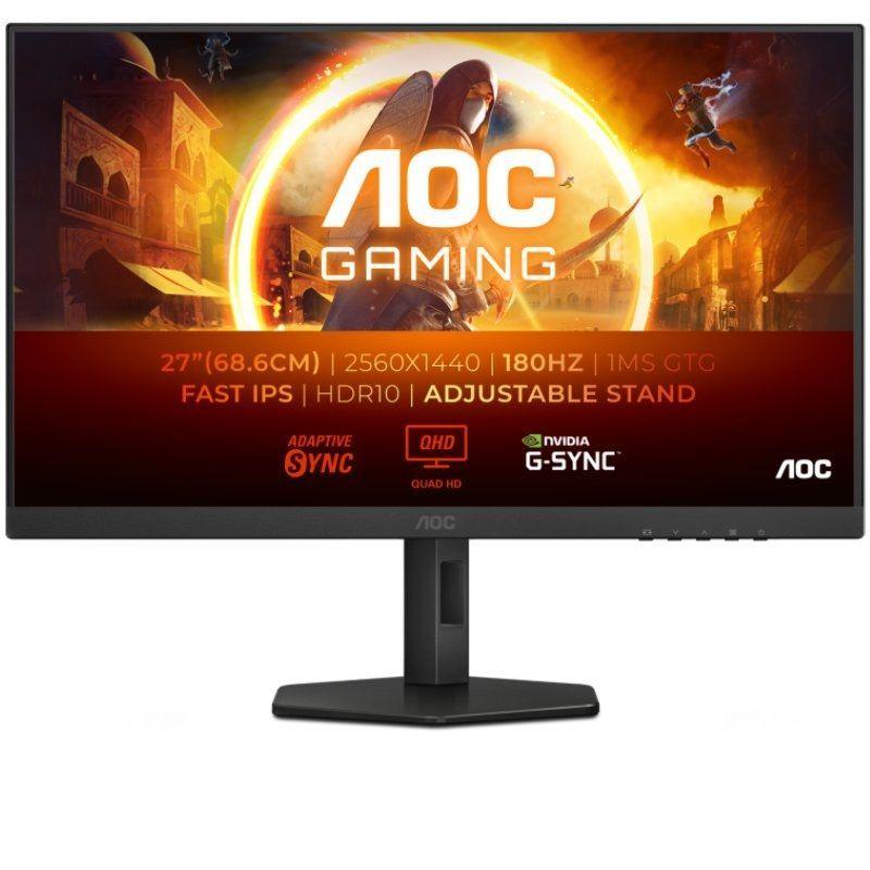 Comprar Monitor gaming AOC Q27G4XF 27" | QHD | 0,5 ms | 180 Hz | IPS | Altura ajustável | Preto