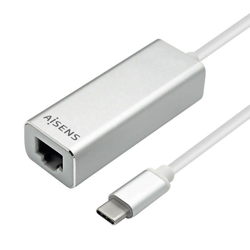 Adaptador USB Tipo-C - RJ45 Aisens A109-0341/ 1000Mbps Adaptador USB Tipo-C - RJ45 Aisens A109-0341/ 1000Mbps