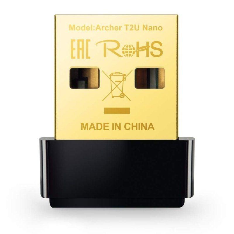 Adaptador USB - WiFi TP-Link Archer T2U Nano/ 600Mbps Adaptador USB - WiFi TP-Link Archer T2U Nano/ 600Mbps