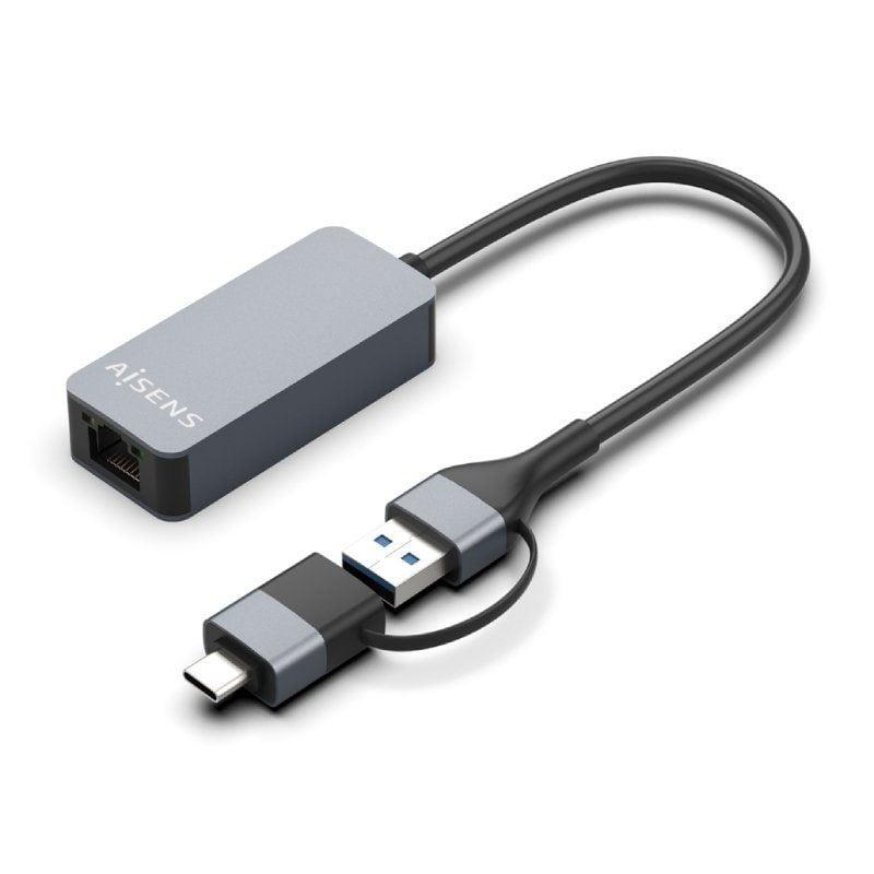 Comprar Adaptador USB - USB Tipo-C - RJ45 Aisens A109-0710 | 2500Mbps