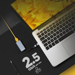Adaptador USB - USB Tipo-C - RJ45 Aisens A109-0710 | 2500Mbps barato