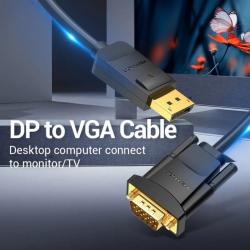 Cabo Conversor Vention HBLBH | DisplayPort Macho - VGA Macho | 2m | Preto online