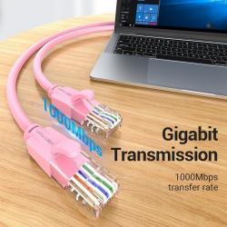 Cabo de Rede RJ45 UTP Vention IBEPF  | Cat.6 | 1m | Rosa online