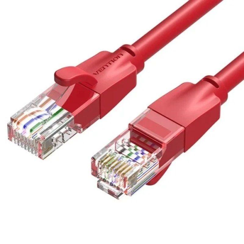 Cable de Red RJ45 UTP Vention IBERH Cat.6/ 2m/ Rojo Cable de Red RJ45 UTP Vention IBERH Cat.6/ 2m/ Rojo