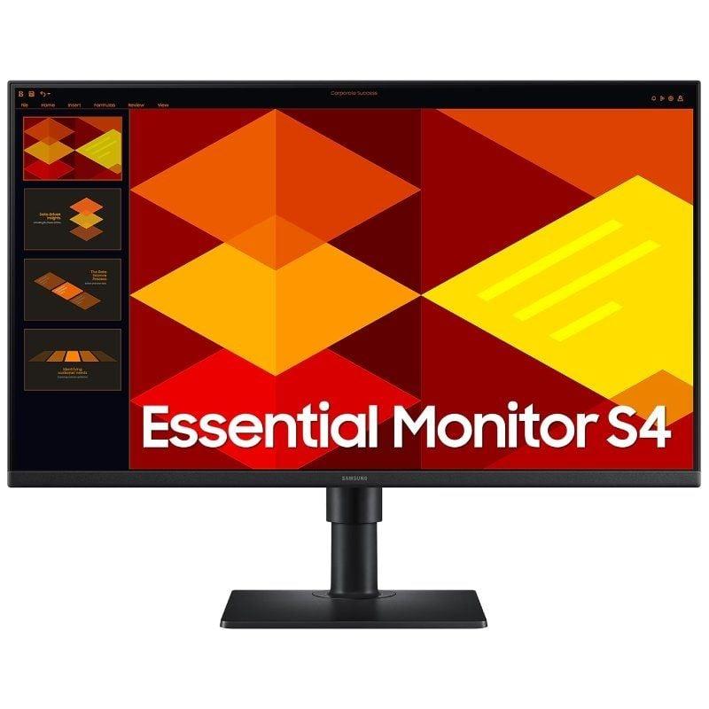 Comprar Monitor Samsung Essential S4 S24D406GAU | 24" | Full HD | Multimédia | Altura ajustável | Preto