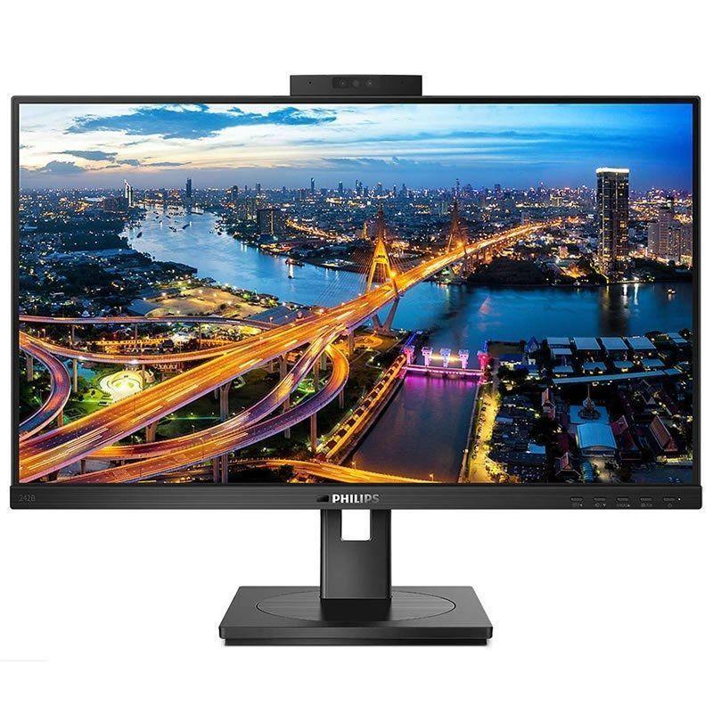 Comprar Monitor profissional Philips 242B1H  23,8' | Full HD | Webcam | Multimídia | Altura ajustável | Preto