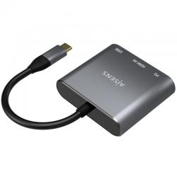 Conversor Aisens A109-0669 | USB Tipo C Macho a HDMI Fêmea - USB Fêmea - USB Tipo C Fêmea |15 cm | Cinza online