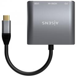Conversor Aisens A109-0669 | USB Tipo C Macho a HDMI Fêmea - USB Fêmea - USB Tipo C Fêmea |15 cm | Cinza barato
