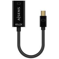 Cabo conversor Aisens A125-0643 | Mini DisplayPort macho a HDMI fêmea | 5 W  | 15 cm |Preto online