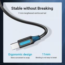Cabo de impressora Vention COQBG USB 2.0 | USB tipo B macho - USB macho | 480 Mbps | 1,5 m | Preto barato