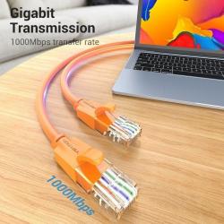 Cabo de Rede RJ45 UTP Vention IBEOF Cat.6 | 1m | Laranja online