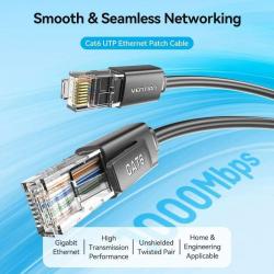 Cabo de Rede RJ45 UTP Vention IBRBD Cat.6 | 50cm | Preto online