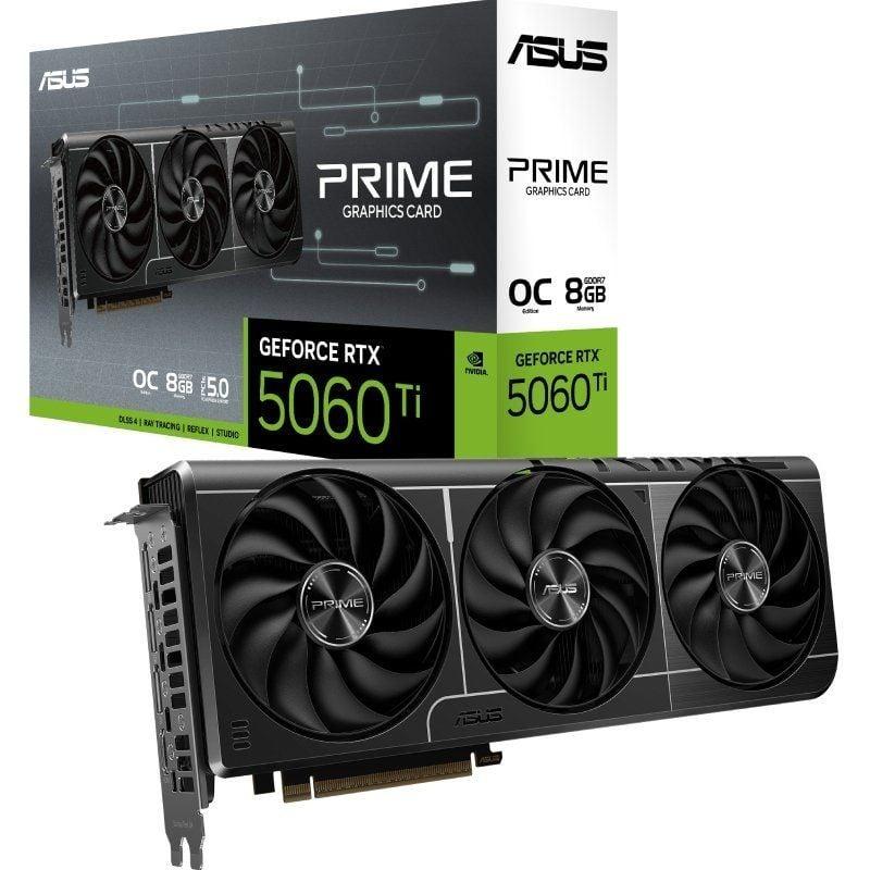 Comprar Tarjeta Gráfica Asus Prime GeForce RTX 5060 Ti OC Edition | 8GB GDDR7
