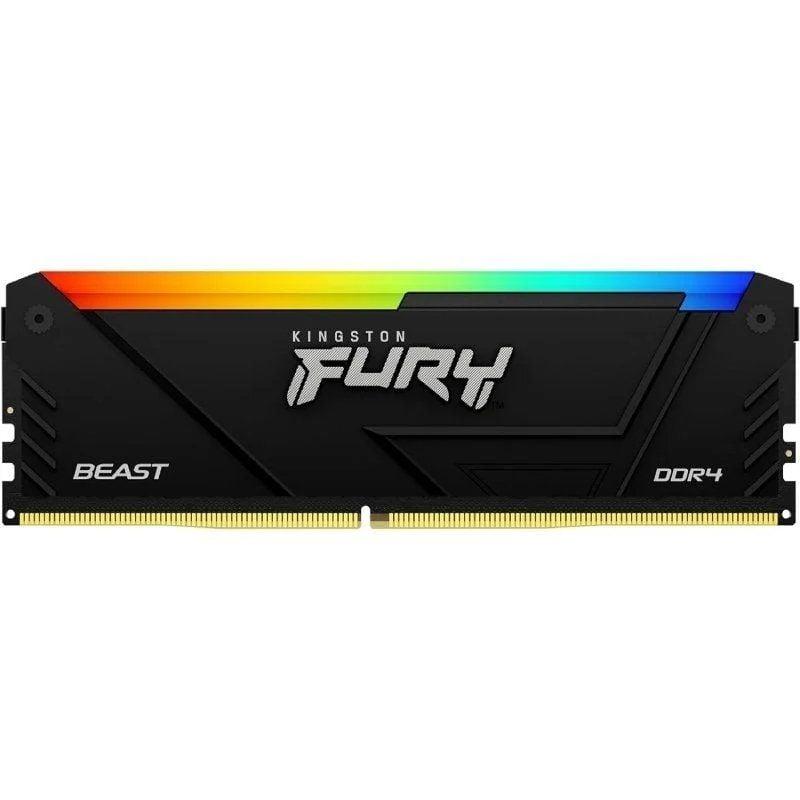 Comprar Memoria RAM Kingston FURY Beast RGB 8GB |DDR4 | 3200MHz | 1.35V | CL16