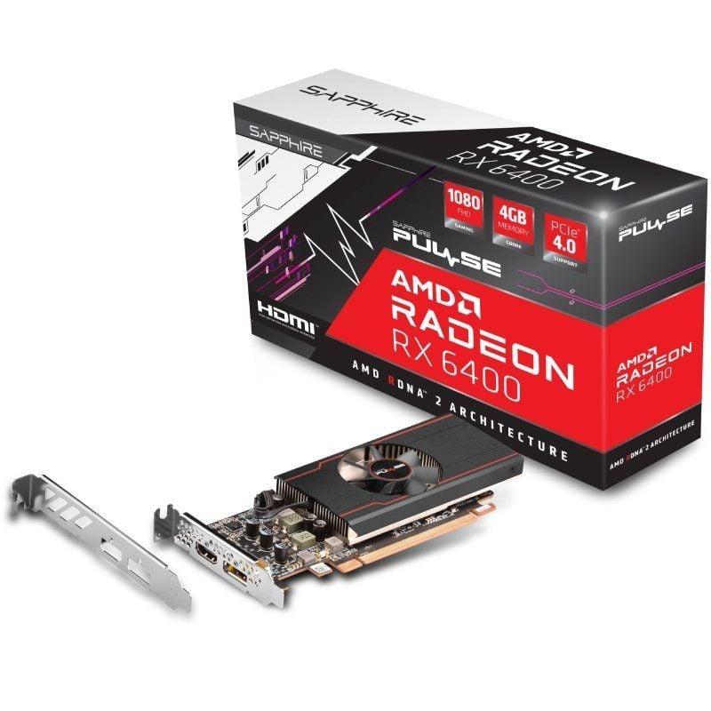 Comprar Placa Gráfica Sapphire PULSE Radeon RX 6400 Gaming | 4GB GDDR6