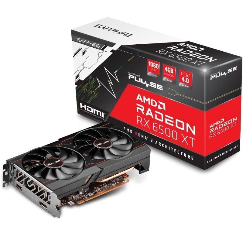Comprar Placa  Gráfica Sapphire PULSE Radeon RX 6500 XT Gaming OC | 4GB GDDR6
