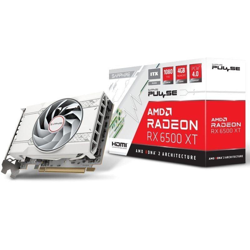 Comprar Tarjeta Gráfica Sapphire PULSE Radeon RX 6500 XT ITX Pure Gaming | 4GB GDDR6