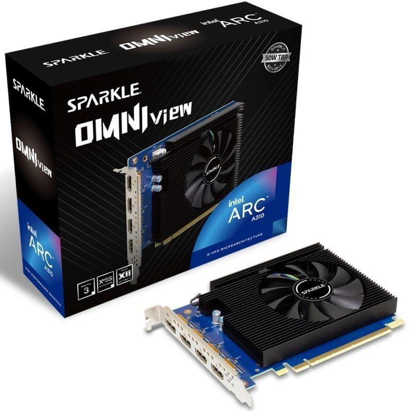 Comprar Placa Gráfica Sparkle Intel Arc A310 Omni View | 4GB GDDR6