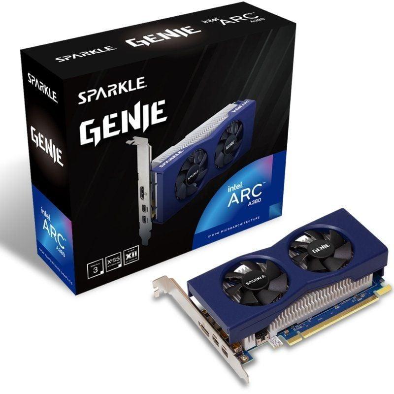 Comprar Tarjeta Gráfica Sparkle Intel Arc A380 GENIE | 6GB GDDR6
