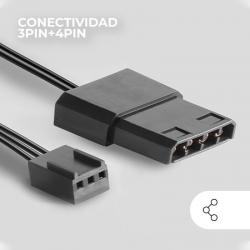 Pack 2 Ventiladores Mars Gaming MF-PROX2 | 12cm