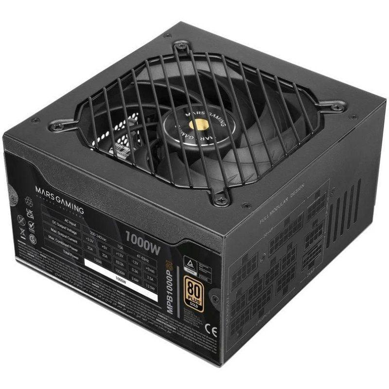 Comprar Fonte de alimentação Mars Gaming MPB1000PSI | 1000W | Ventoinha de 14cm | 80 Plus Gold