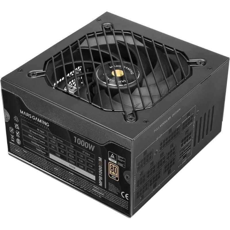Comprar Fonte de alimentação Mars Gaming MPB1000SIM | 1000W | Ventilador 14cm | 80 Plus Gold
