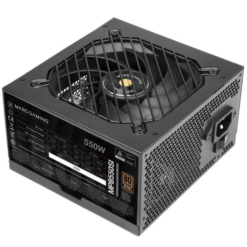 Comprar Fonte de alimentação Mars Gaming MPB550SI | 550W | Ventilador 12cm | 80 Plus Bronze