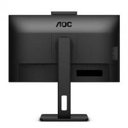 Monitor profissional AOC 24P3QW de 23,8" | Full HD | Webcam | Multimídia | Altura ajustável | Preto