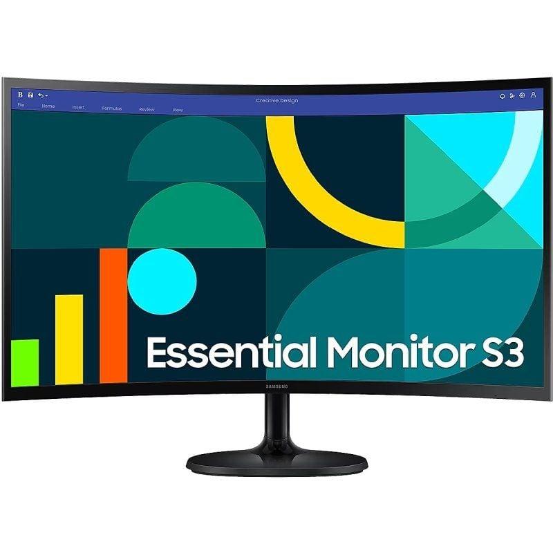 Monitor Profesional Samsung Essential Monitor S3 S36GD S24D362GAU/ 24'/ Full HD/ Negro Monitor Profesional Samsung Essential Monitor S3 S36GD S24D362GAU/ 24'/ Full HD/ Negro