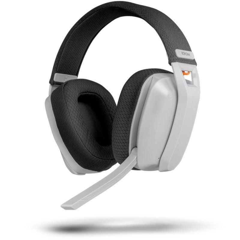 Comprar Auscultador Gaming Wireless Krom Kanji | Com microfone | Bluetooth | USB 2.0 | Branco