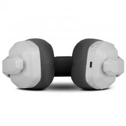 Auscultador Gaming Wireless Krom Kanji | Com microfone | Bluetooth | USB 2.0 | Branco