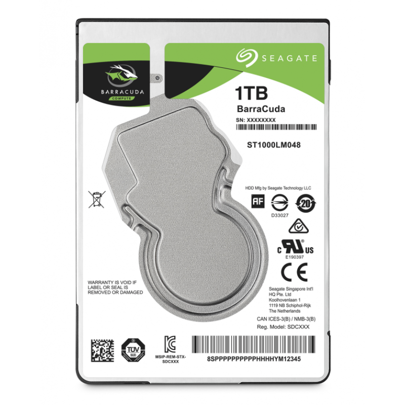 DISCO SEAGATE BARRACUDA 2,5" 1TB SATA 128MB DISCO SEAGATE BARRACUDA 2,5" 1TB SATA 128MB