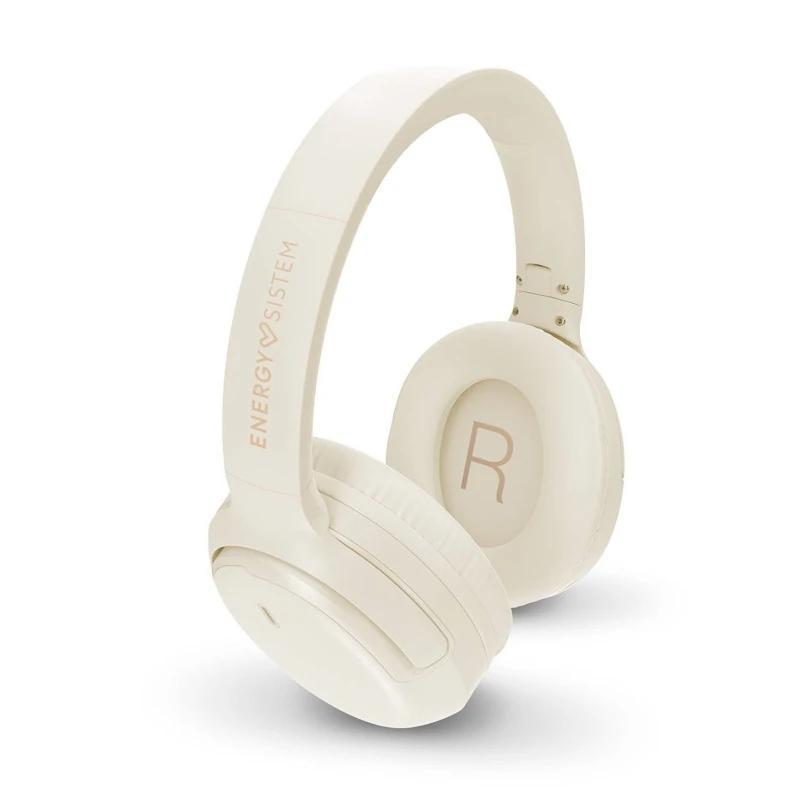 Comprar AURICULARES ENERGY SISTEM 459698 | MICROFONE INCORPORADO | BLUETOOTH E ENTRADA DE AUDIO DE 3,5 MM | CREAM RIZZ