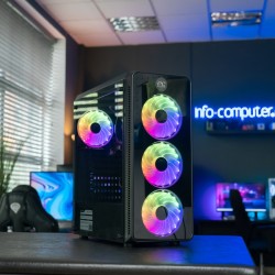 PcElite DELTA Gaming | AMD RYZEN 5 5600X |16 GB DDR4 | 1TB NVME + 2TB HDD | RTX 3050 6 GB online