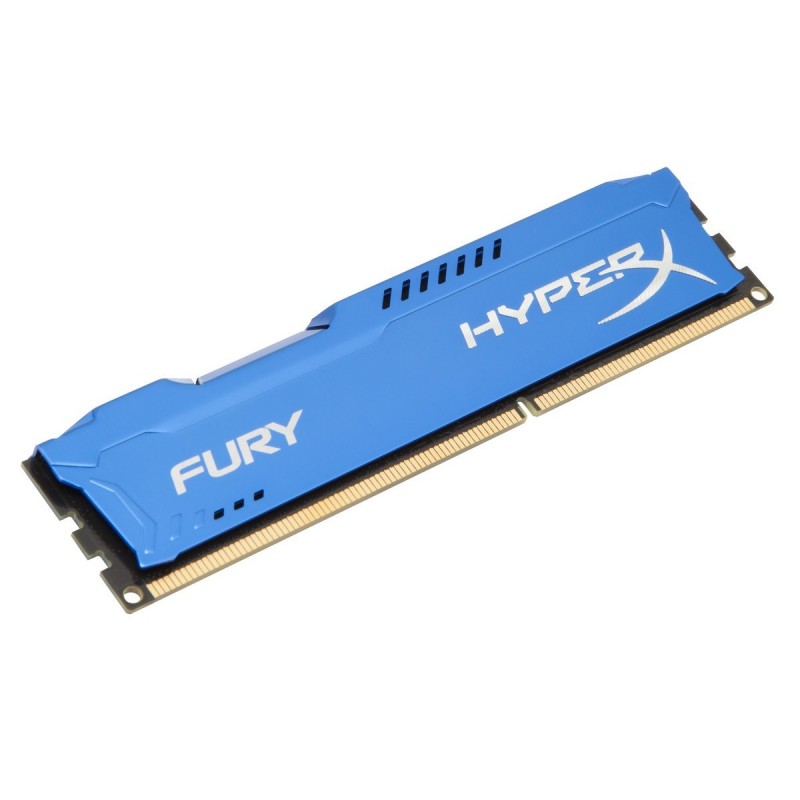 Memória RAM HyperX Fury 4GB (1x4GB) DDR3-1600MHz Azul Memória RAM HyperX Fury 4GB (1x4GB) DDR3-1600MHz Azul