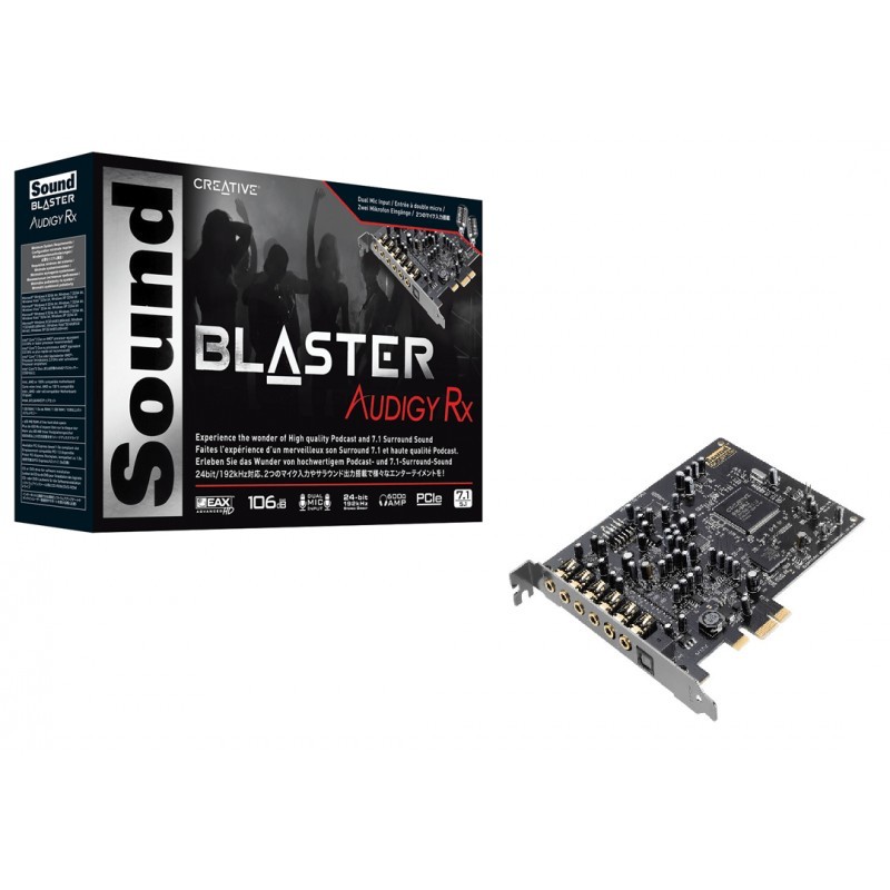 Placa de Som Creative Sound Blaster Audigy RX Placa de Som Creative Sound Blaster Audigy RX