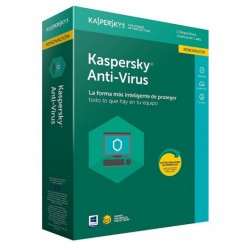 Kaspersky Antivirus 2018 3 Utilizadores (Renovação)