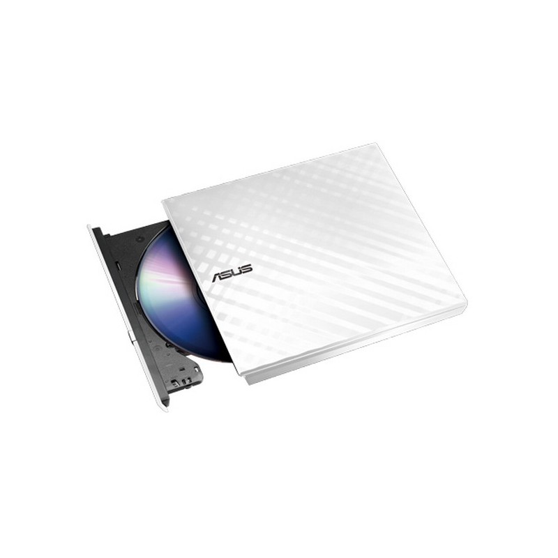Leitor Gravador Externa Asus SDRW-08D2S-U Slim Lite Branca Leitor Gravador Externa Asus SDRW-08D2S-U Slim Lite Branca
