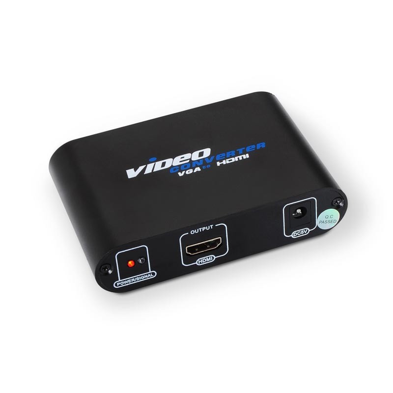 Conversor SVGA+AUDIO a HDMI COM ALIM. SVGA/H+JACK 3.5/H-HDMI/H PRETO Conversor SVGA+AUDIO a HDMI COM ALIM. SVGA/H+JACK 3.5/H-HDMI/H PRETO