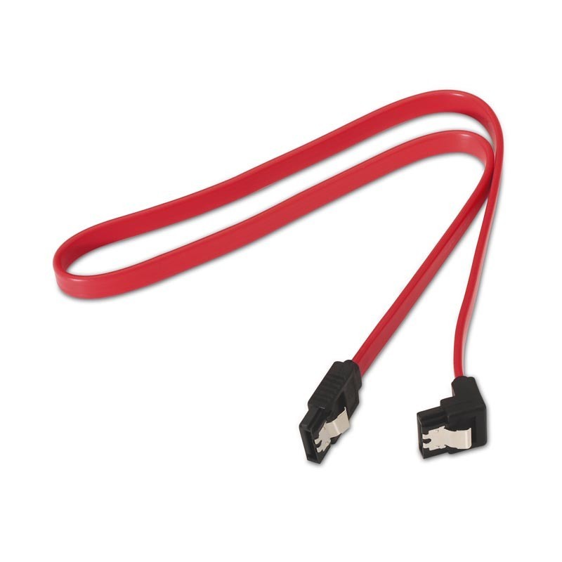 CABO SATA DADOS ANGULAR COM FIXAÇÃO 0.5 M CABO SATA DADOS ANGULAR COM FIXAÇÃO 0.5 M