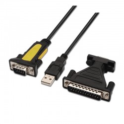 CONVERSOR USB A SERIE TIPO A/M-RS232 DB9/M DB25/M online