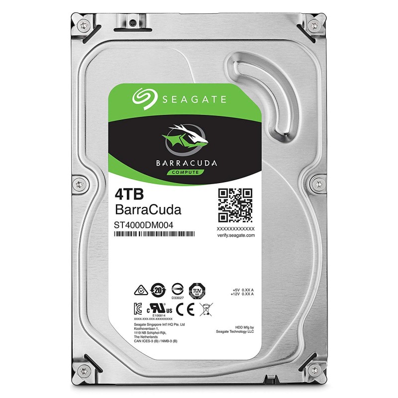 Disco Rígido 3.5" Seagate Barracuda 4TB 5400RPM 256MB SATA III Disco Rígido 3.5" Seagate Barracuda 4TB 5400RPM 256MB SATA III