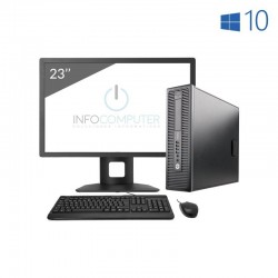 Comprar HP EliteDesk 800 G1 SFF Core i5 4570 3.2GHz | 16 GB | 240 SSD | WIFI | WIN 10 | LCD 23"